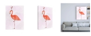 Trademark Global Fab Funky Flamingo and Cocktail 3 Canvas Art - 19.5" x 26"